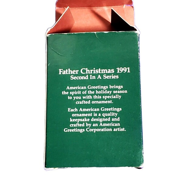 1991 American Greetings Father Christmas Ornament | Second Series | Vintage - Picture 16 of 16